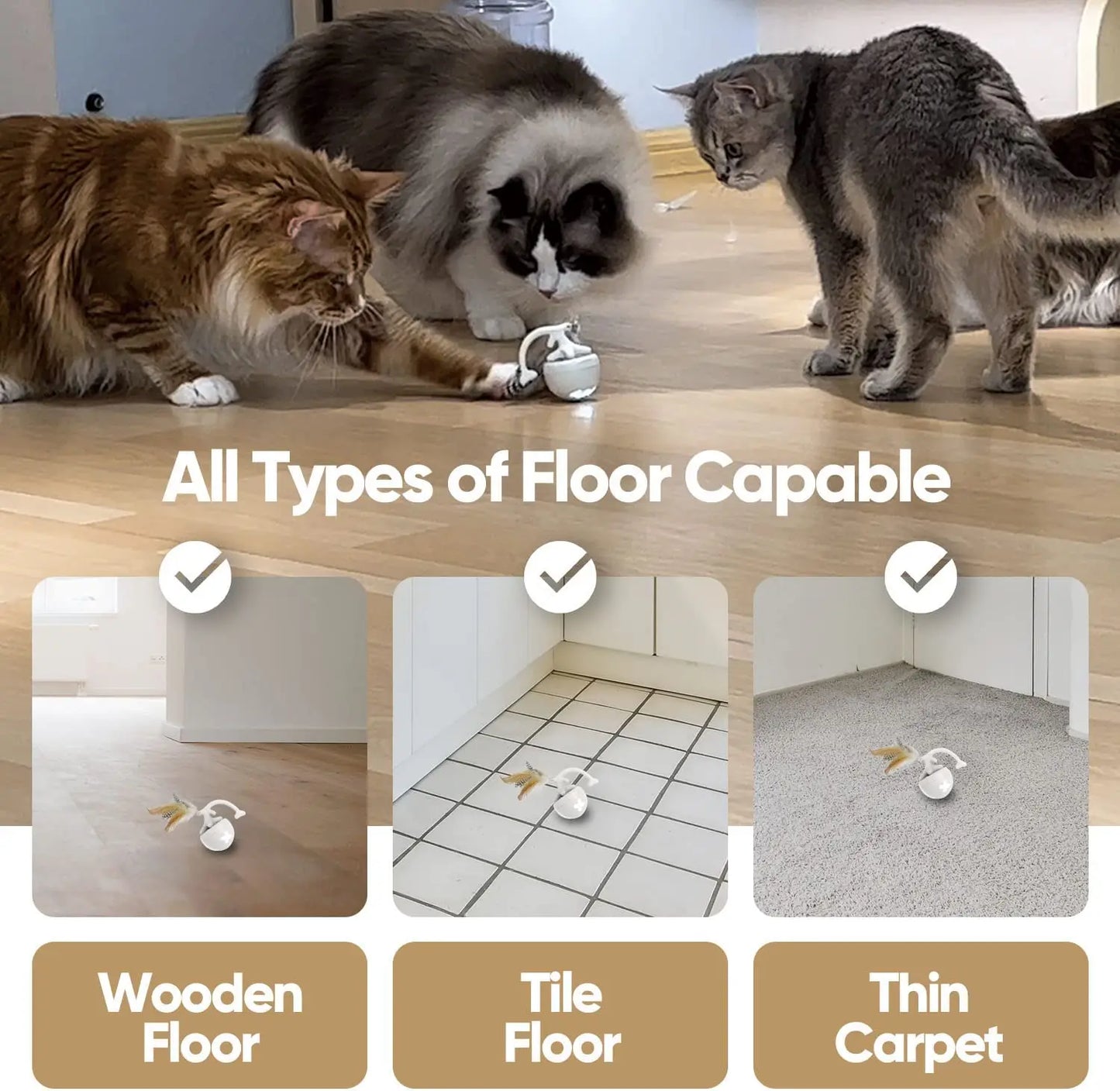Interactive Fishbone Rolling Ball Cat Toy with Catnip - USB Rechargeable Kicker for Indoor Fun!