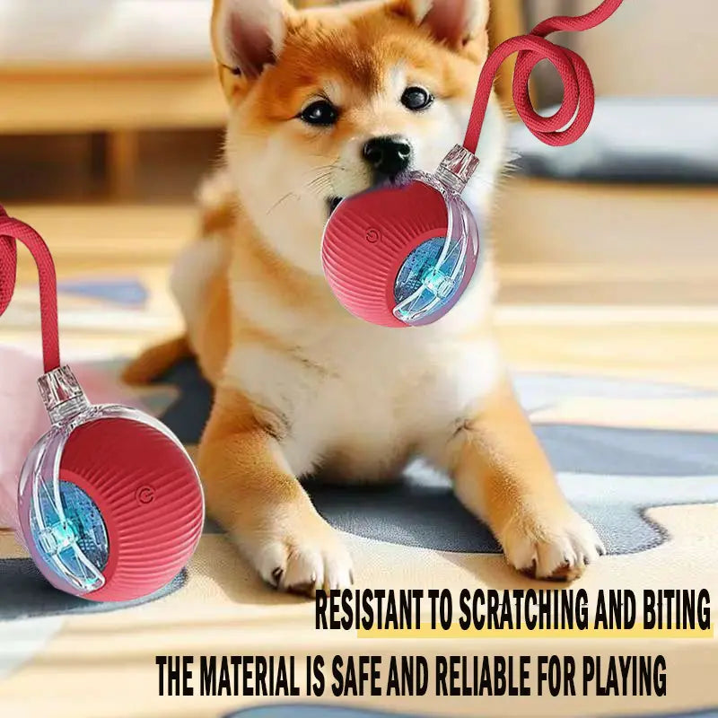 Rechargeable Rolling Ball for Dogs and Cats - Durable, Automatic, with Obstacle Avoidance for All Pet Sizes