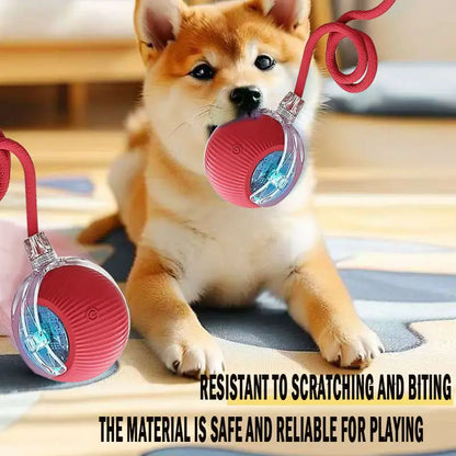 Rechargeable Rolling Ball for Dogs and Cats - Durable, Automatic, with Obstacle Avoidance for All Pet Sizes